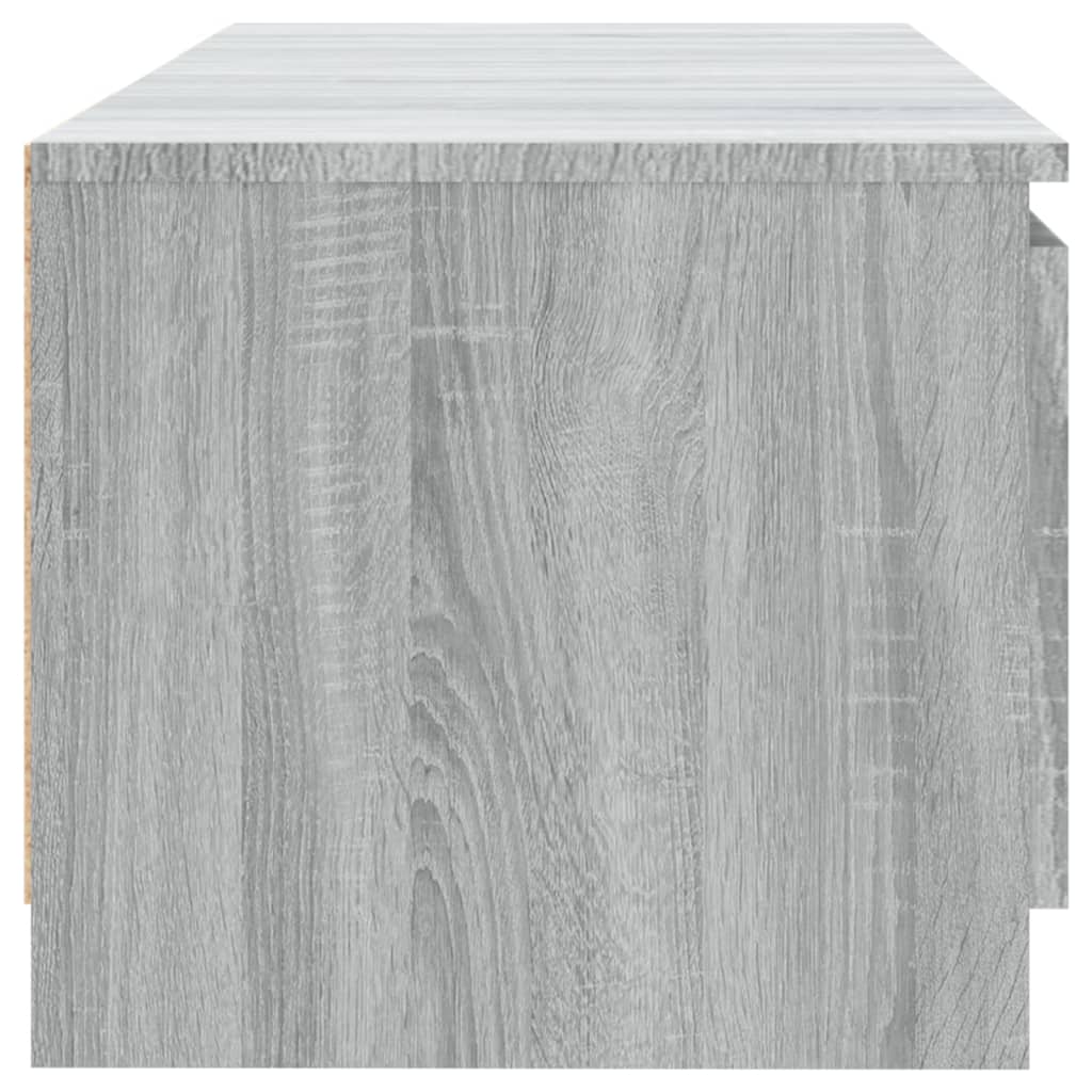 TV-taso LED-valoilla harmaa Sonoma 140x40x35,5 cm - Sisustajankoti.fi
