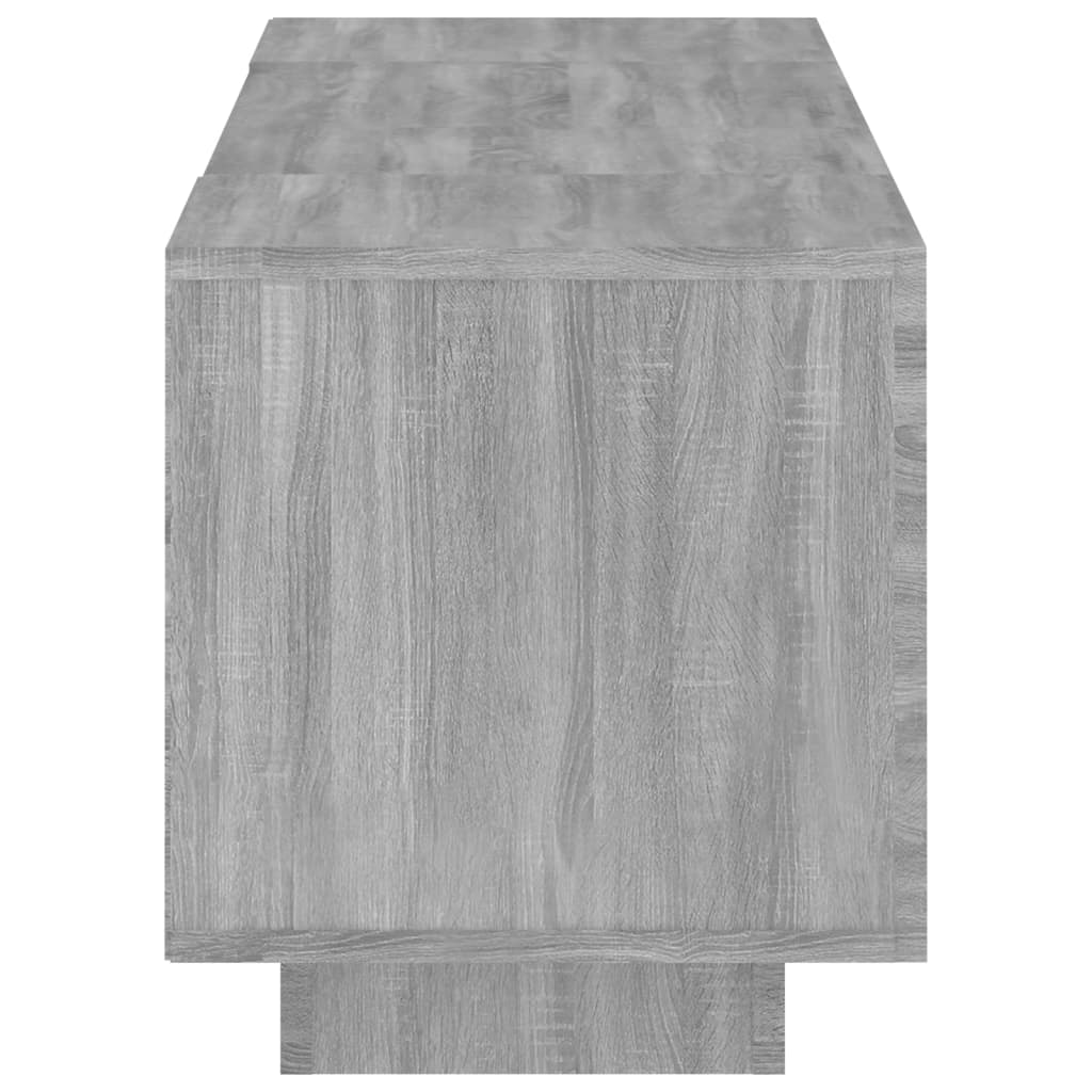 TV-taso LED-valoilla harmaa Sonoma 160x35x40 cm - Sisustajankoti.fi