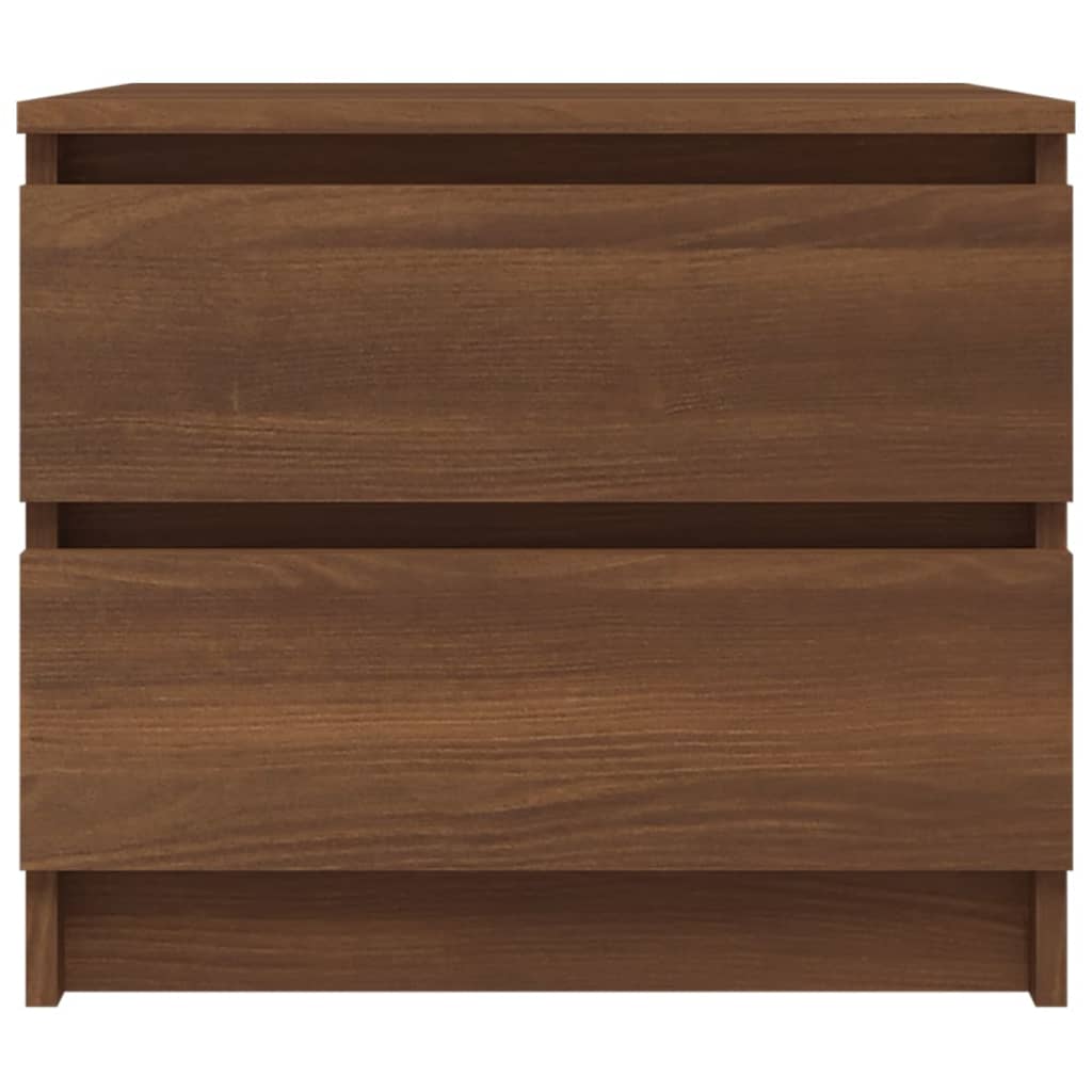 Yöpöydät 2 kpl ruskea tammi 50x39x43,5 cm tekninen puu - Sisustajankoti.fi