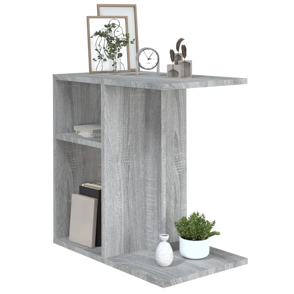 Sivupöytä harmaa Sonoma 50x30x50 cm tekninen puu - Sisustajankoti.fi