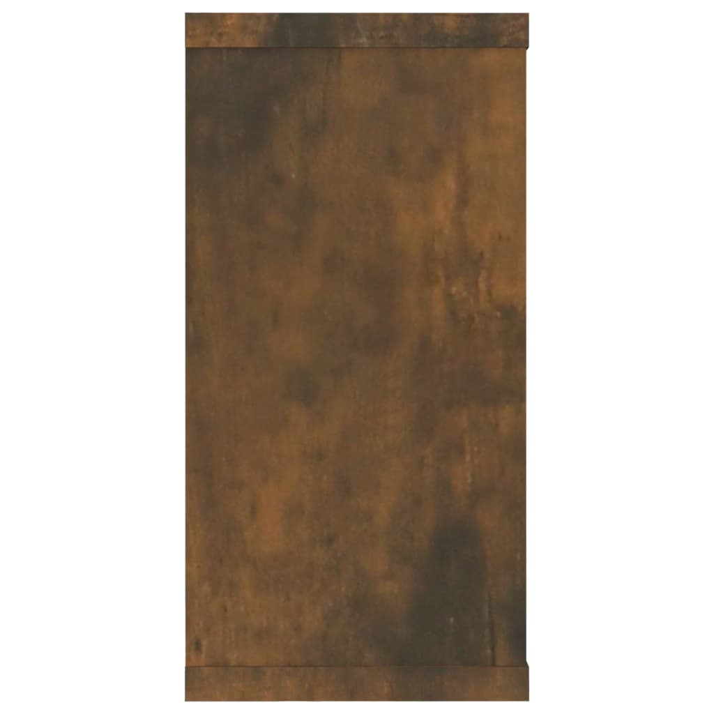 Seinäkuutiohyllyt 4 kpl savutammi 100x15x30 cm tekninen puu - Sisustajankoti.fi