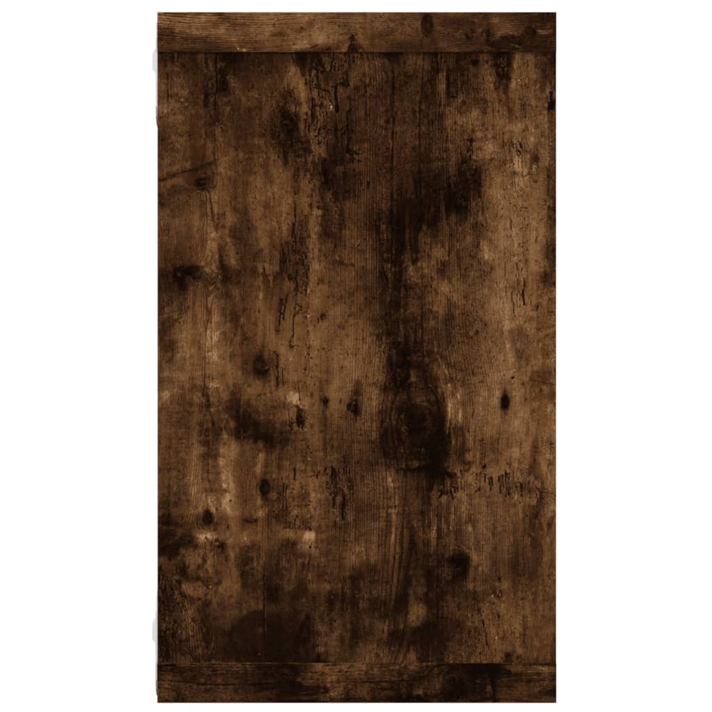 Seinäkuutiohyllyt 4 kpl savutammi 80x15x26,5 cm tekninen puu - Sisustajankoti.fi