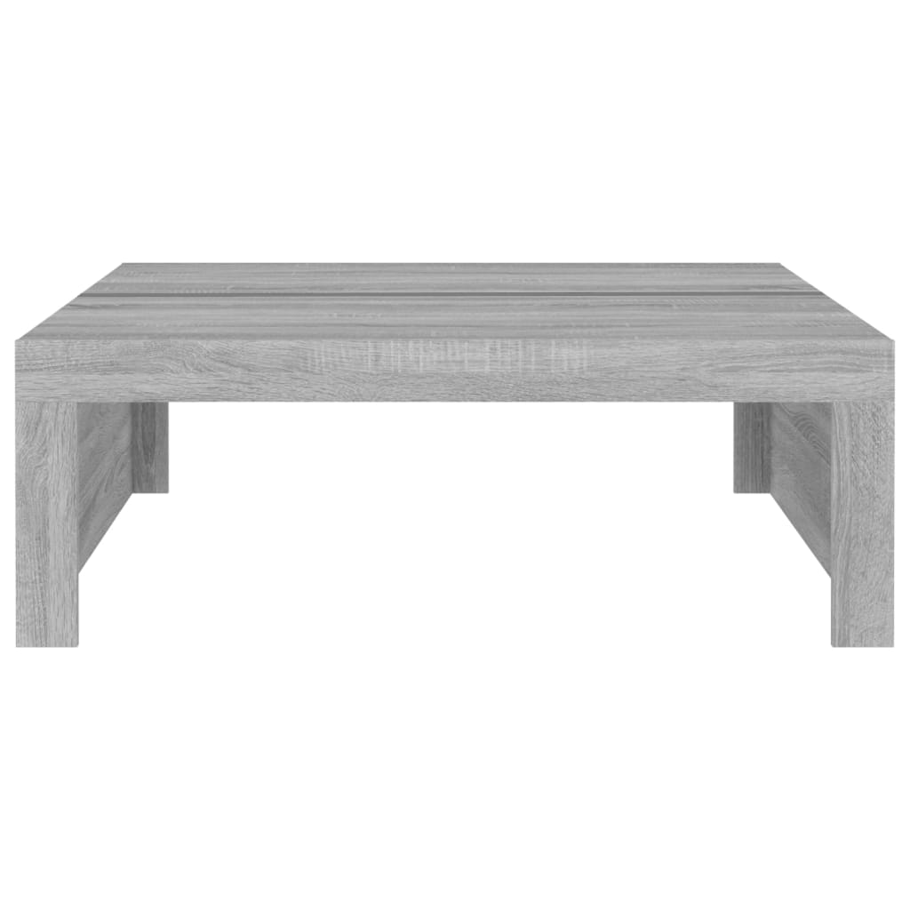 Sohvapöytä harmaa Sonoma 100x100x35 cm tekninen puu - Sisustajankoti.fi