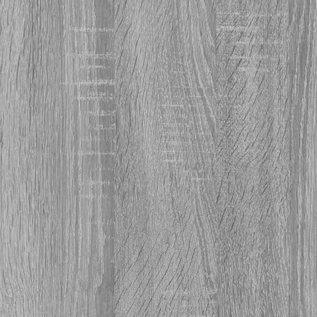 Kirjahylly harmaa Sonoma 86x25,5x140 cm tekninen puu - Sisustajankoti.fi
