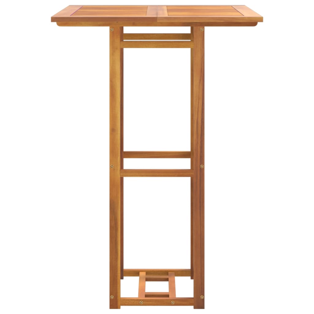 Bistropöytä 75x75x110 cm täysi akaasiapuu - Sisustajankoti.fi