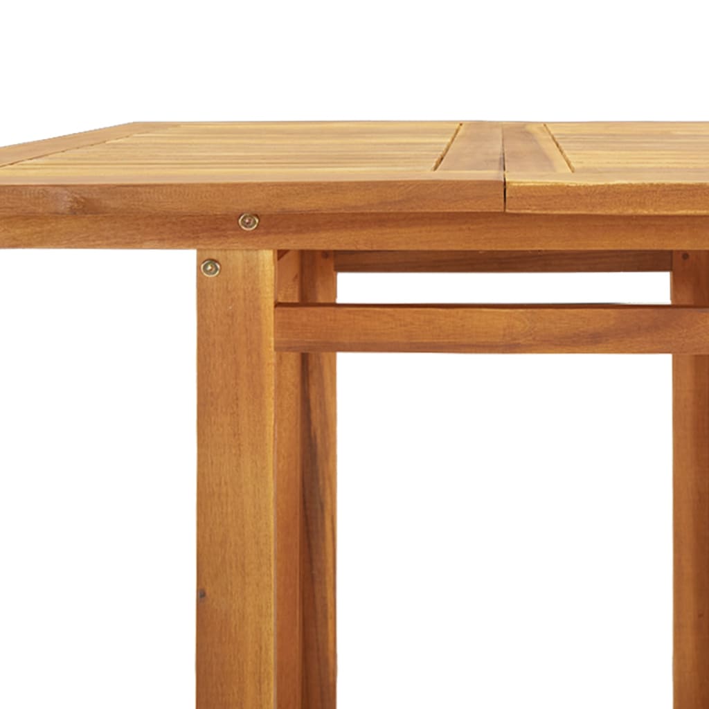 Bistropöytä 75x75x110 cm täysi akaasiapuu - Sisustajankoti.fi
