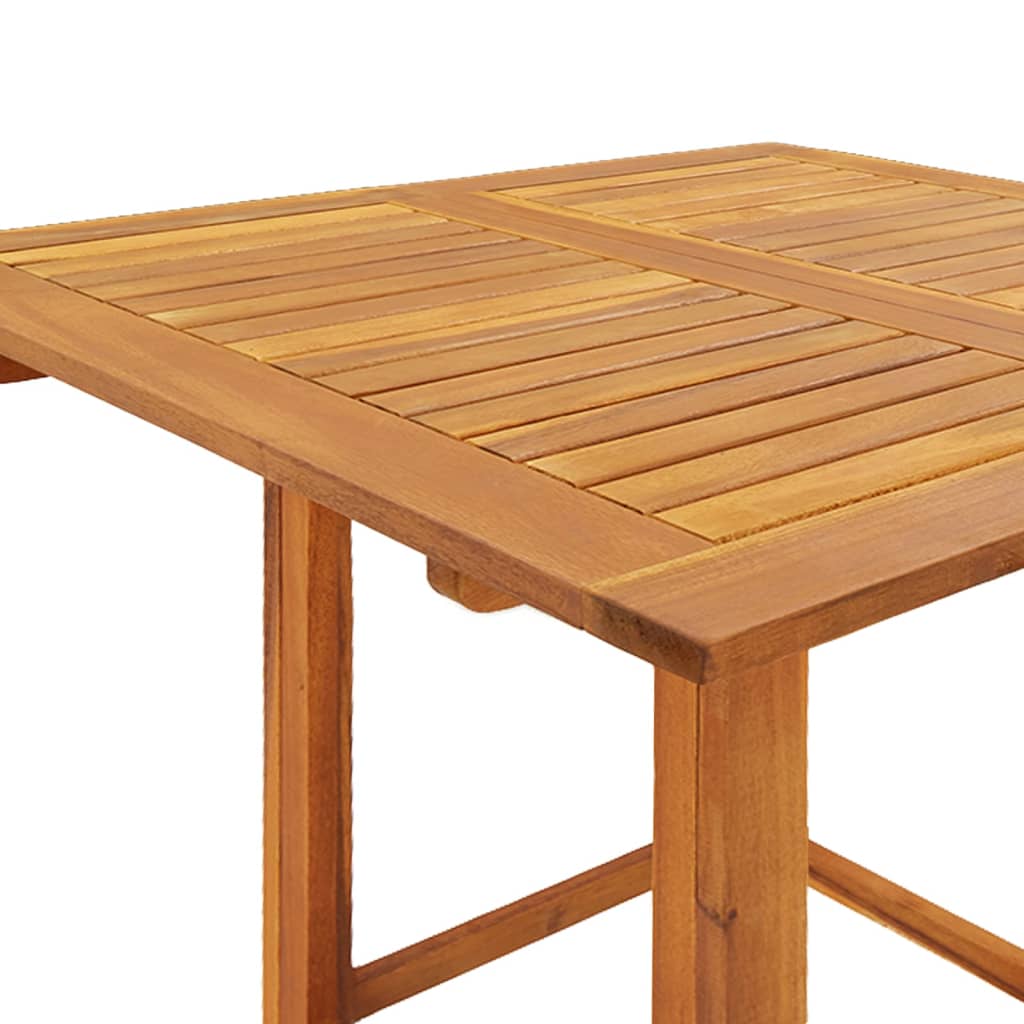 Bistropöytä 75x75x110 cm täysi akaasiapuu - Sisustajankoti.fi