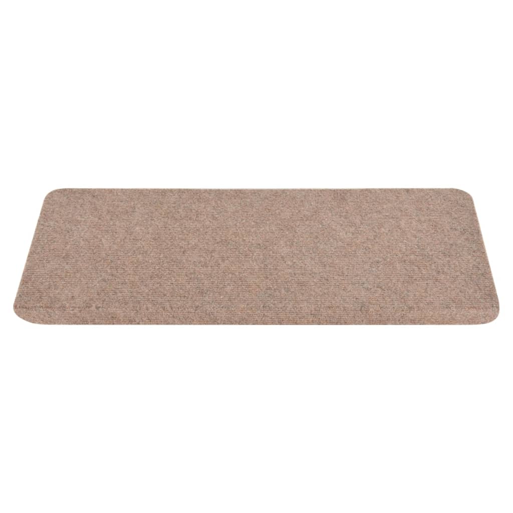 Itsekiinnittyvät porrasmatot 15 kpl 65x28 cm beige - Sisustajankoti.fi