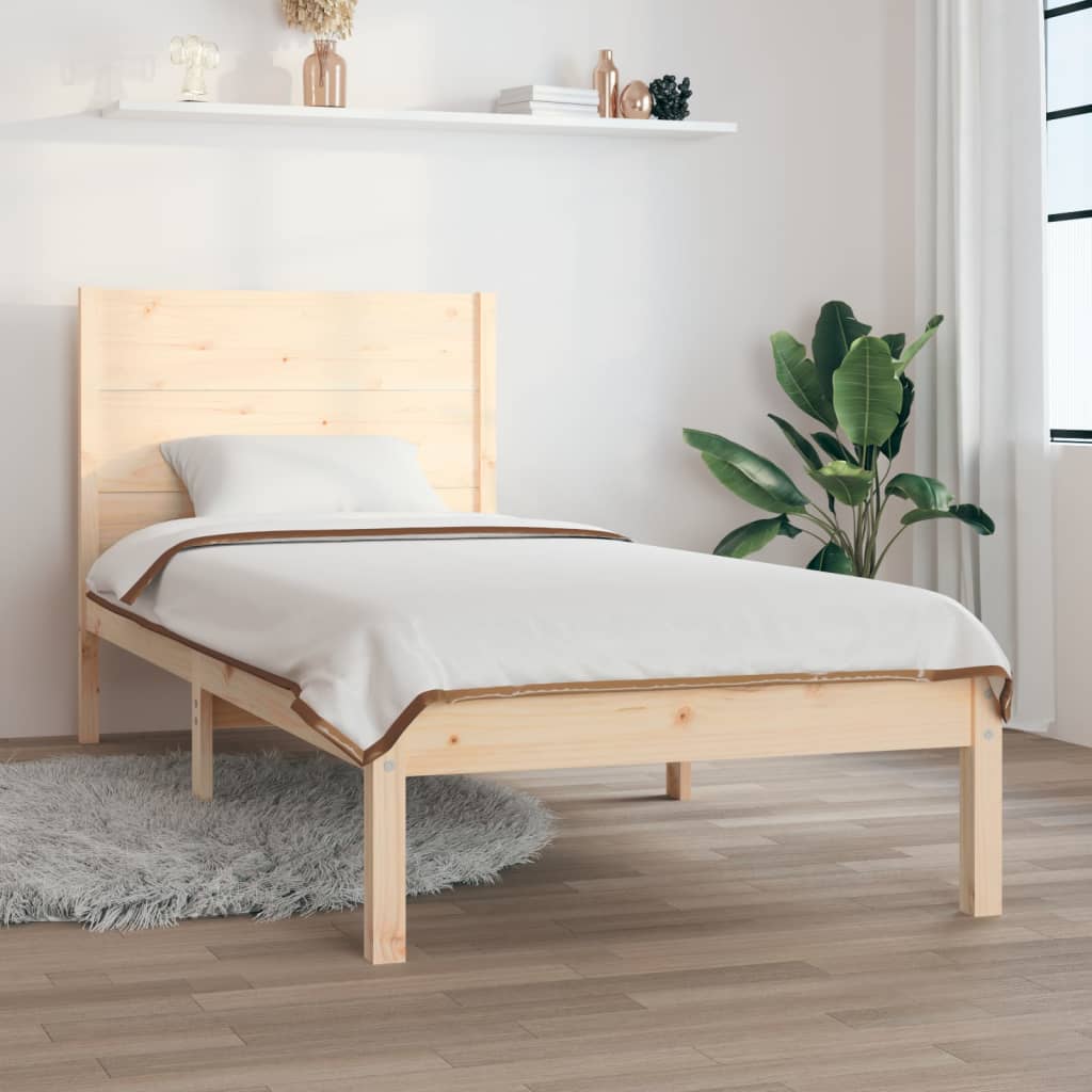 Sängynrunko täysi mänty 90x200 cm - Sisustajankoti.fi