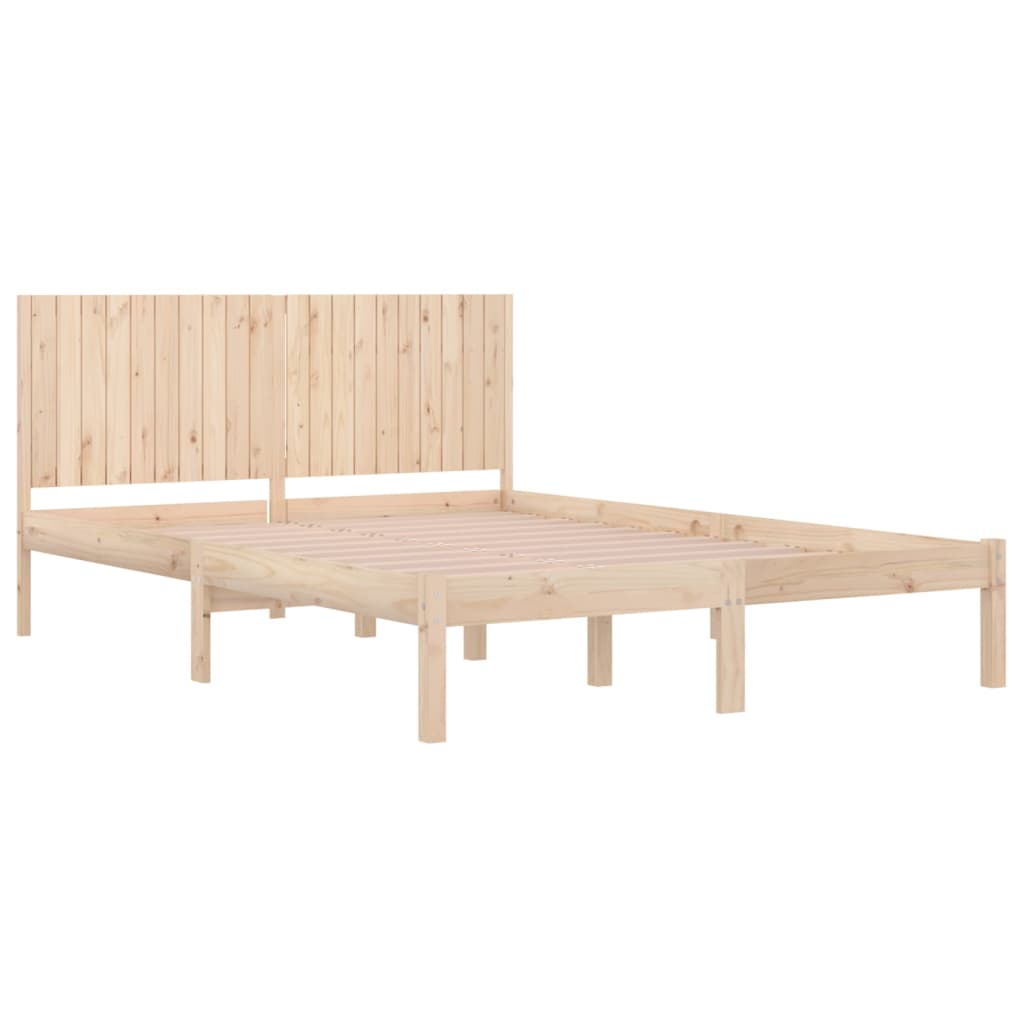 Sängynrunko täysi mänty 200x200 cm - Sisustajankoti.fi