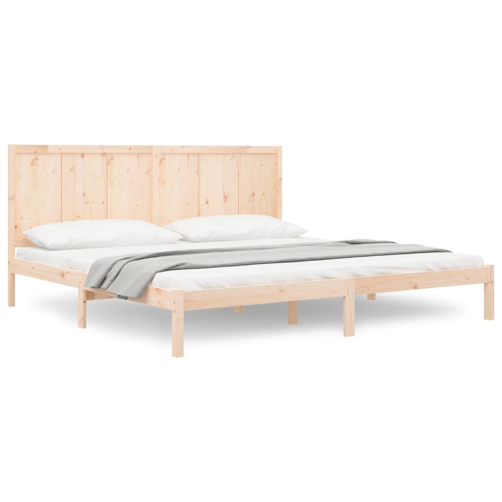 Sängynrunko täysi mänty 200x200 cm - Sisustajankoti.fi