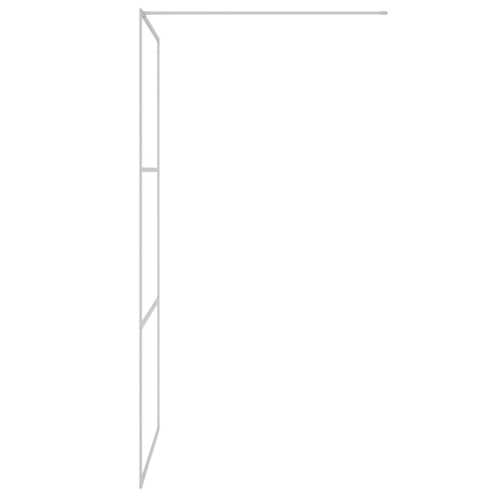 Walk-in suihkuseinäke hopea 100x195 cm kirkas ESG-lasi - Sisustajankoti.fi