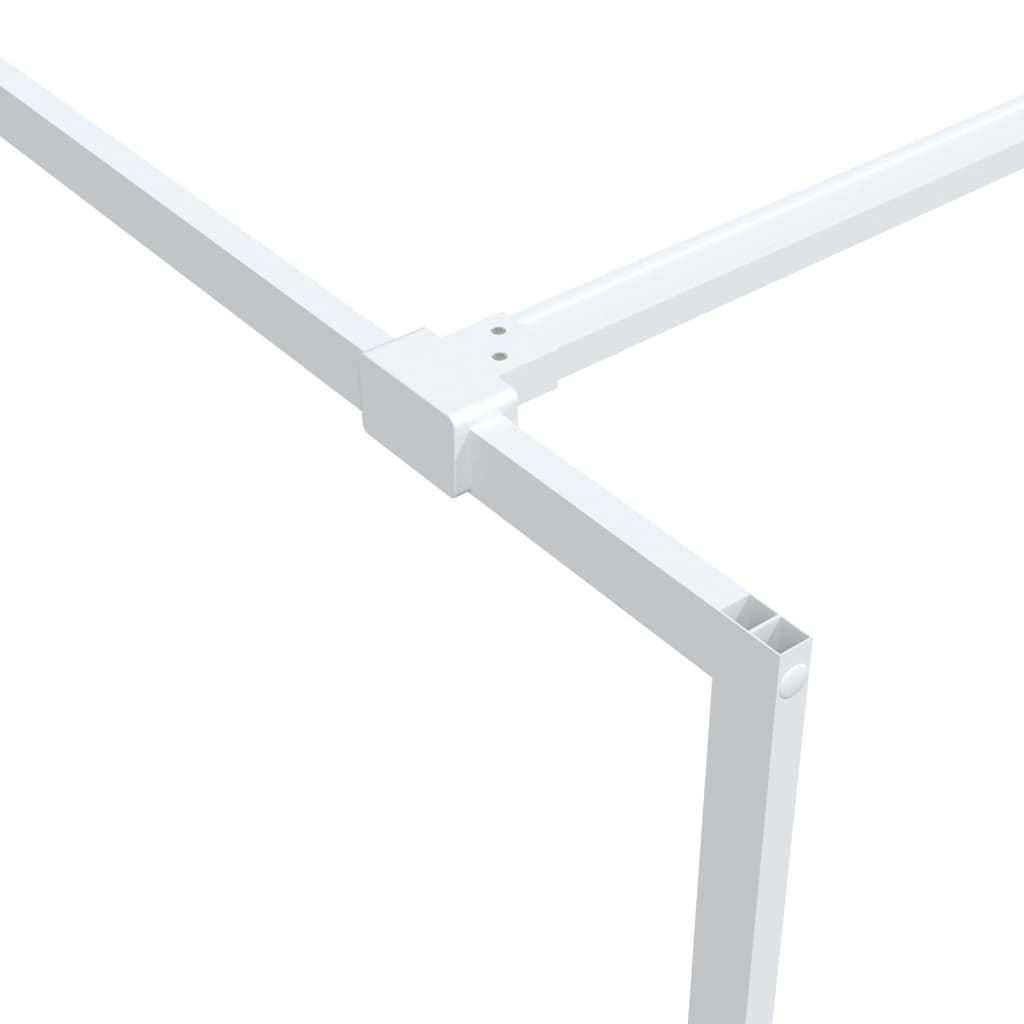 Walk-in suihkuseinäke valkoinen 115x195 cm kirkas ESG-lasi - Sisustajankoti.fi