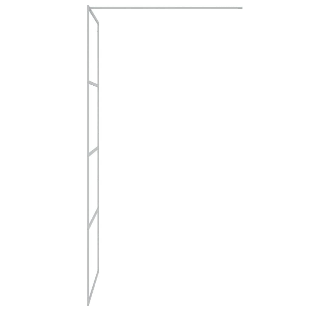 Walk-in suihkuseinäke hopea 90x195 cm kirkas ESG-lasi - Sisustajankoti.fi