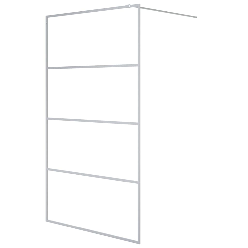 Walk-in suihkuseinäke hopea 115x195 cm kirkas ESG-lasi - Sisustajankoti.fi