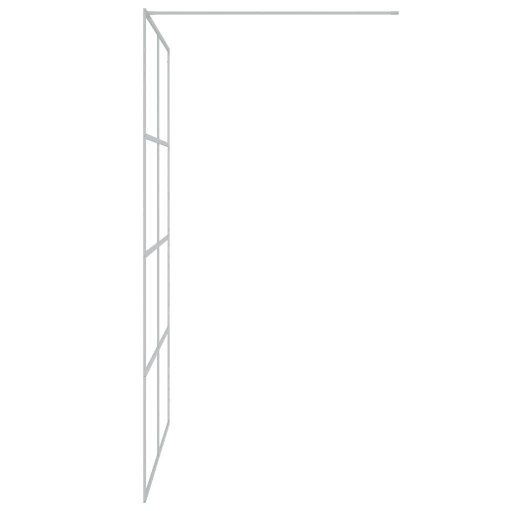 Walk-in suihkuseinäke hopea 140x195 cm kirkas ESG-lasi - Sisustajankoti.fi