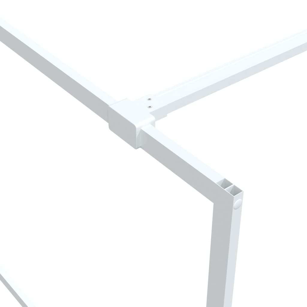 Walk-in suihkuseinäke valkoinen 90x195 cm kirkas ESG-lasi - Sisustajankoti.fi