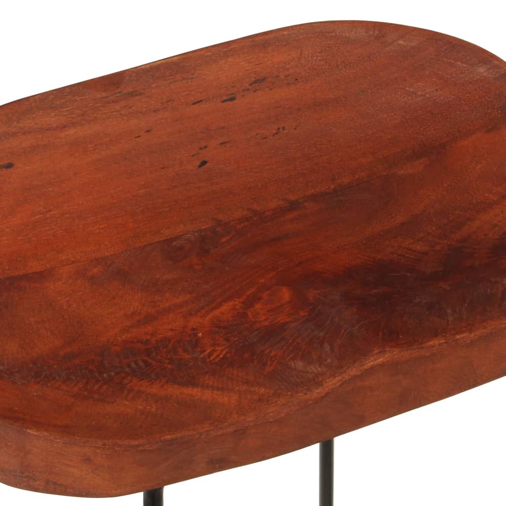 Gavin baarijakkarat 2 kpl 45x38x53 cm täysi mangopuu - Sisustajankoti.fi