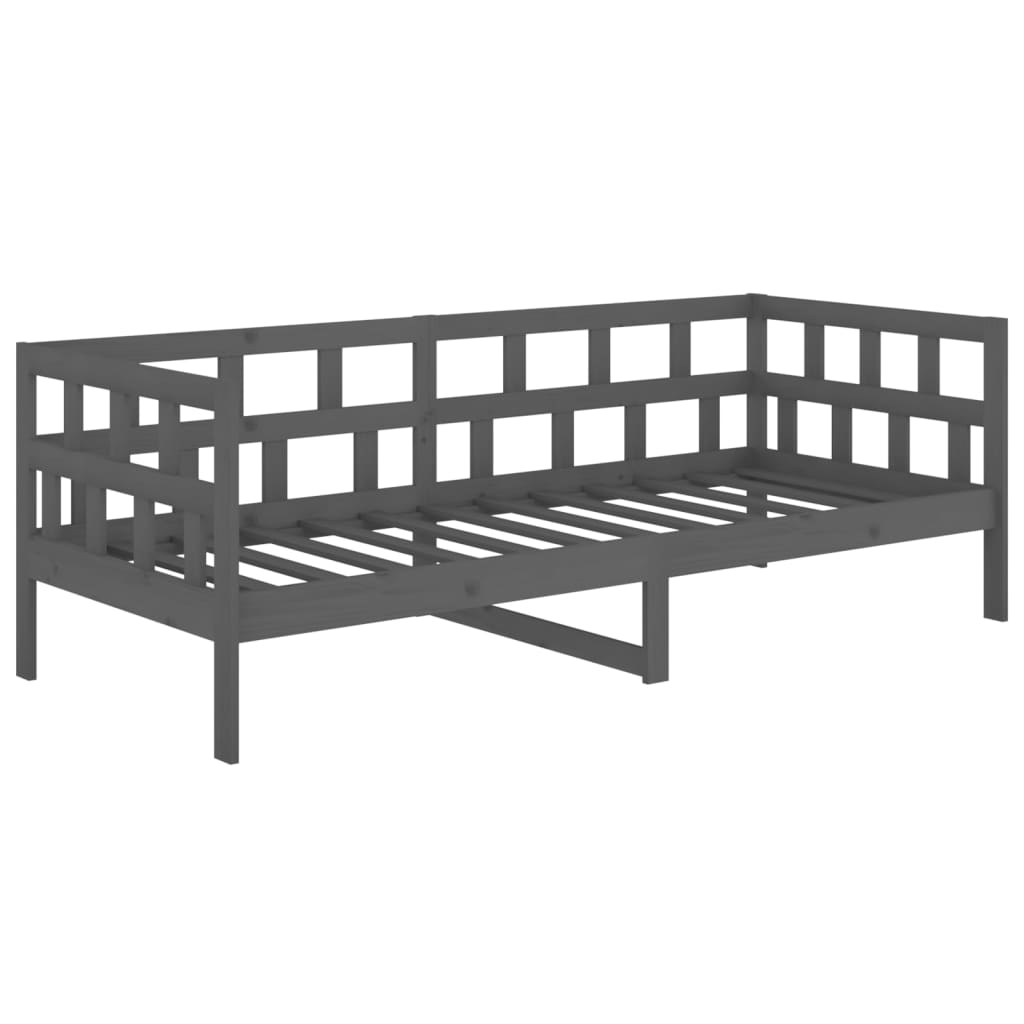 Sohvasänky harmaa täysi mänty 80x200 cm - Sisustajankoti.fi