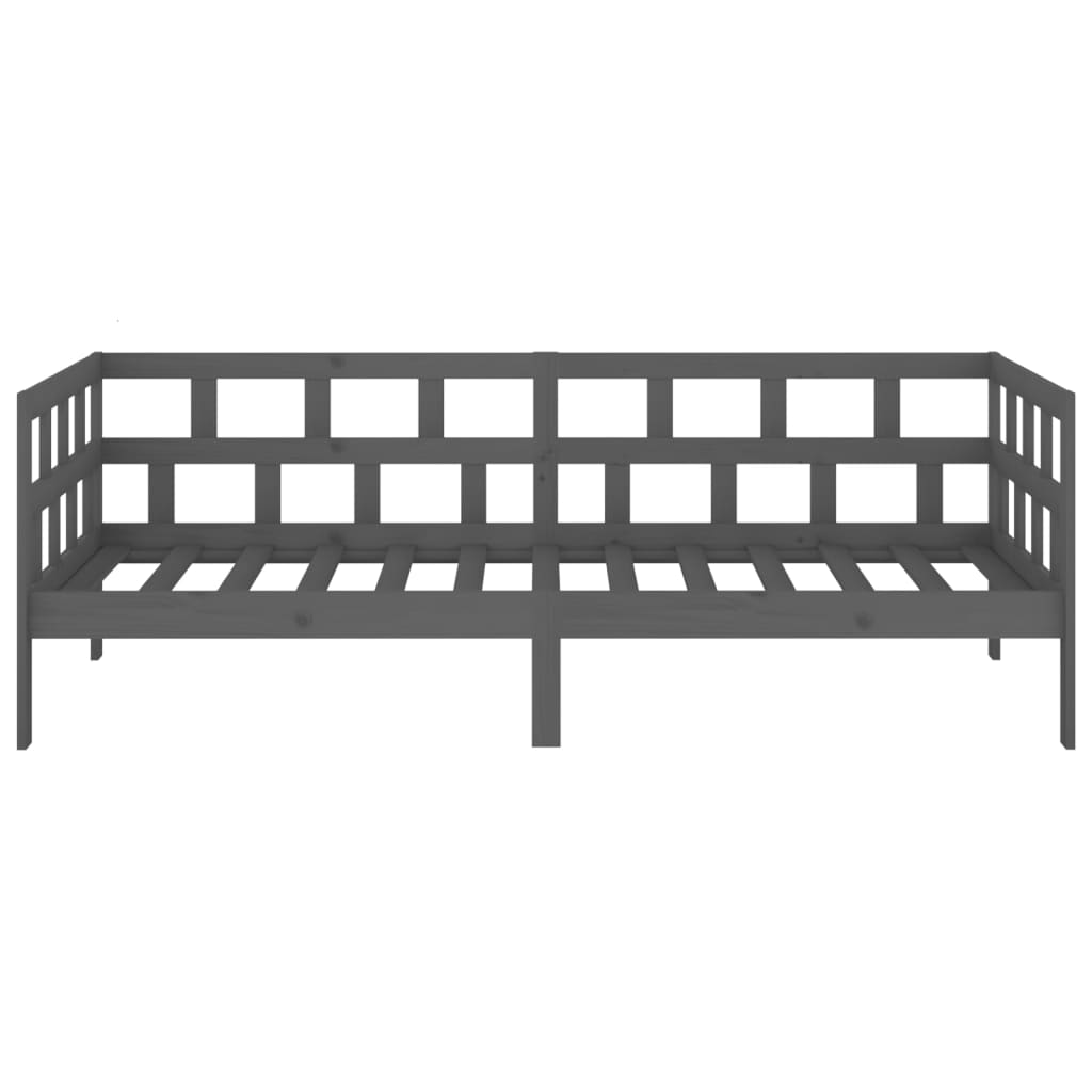 Sohvasänky harmaa täysi mänty 80x200 cm - Sisustajankoti.fi