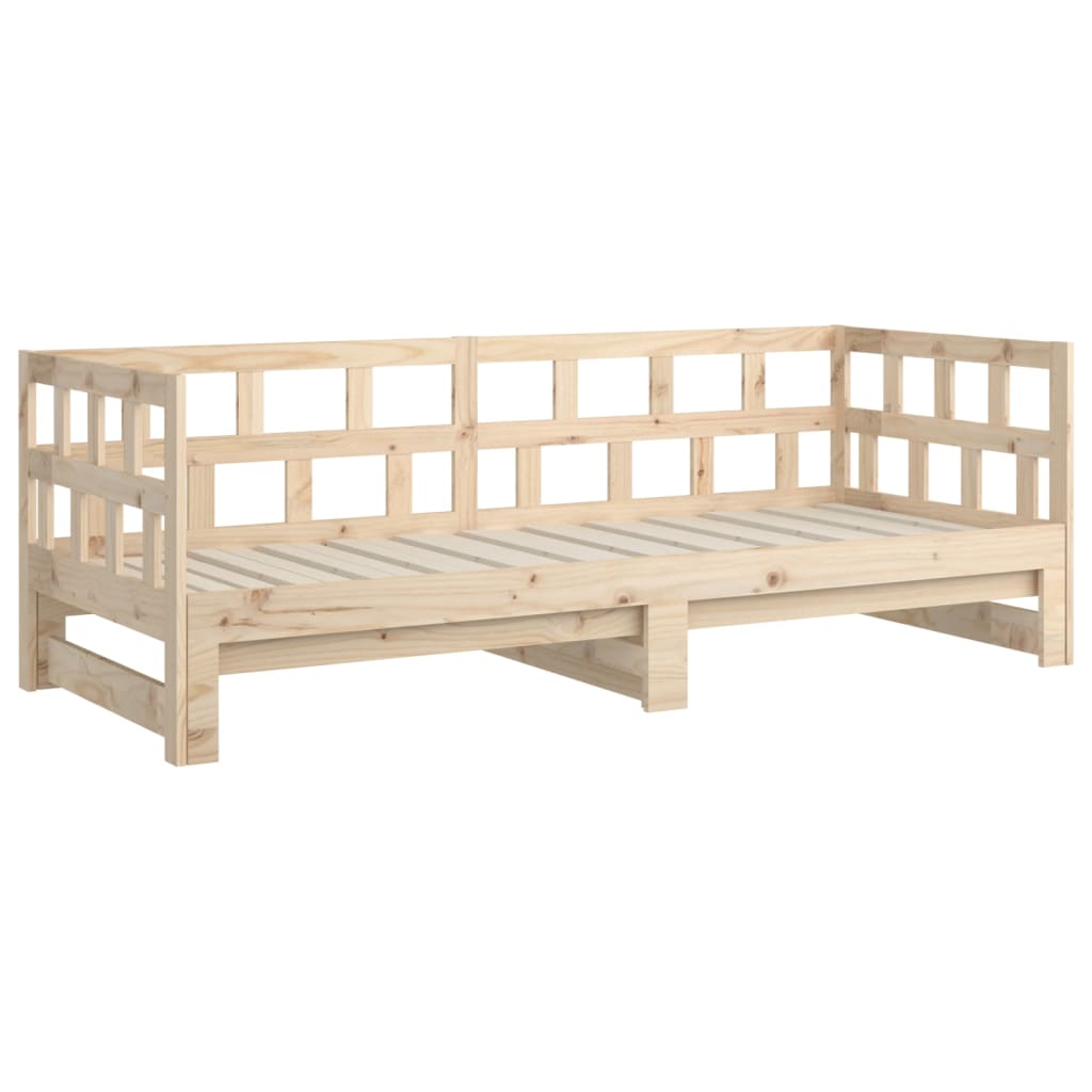 Sohvasänky ulosvedettävä täysi mänty 2x (90x200) cm - Sisustajankoti.fi