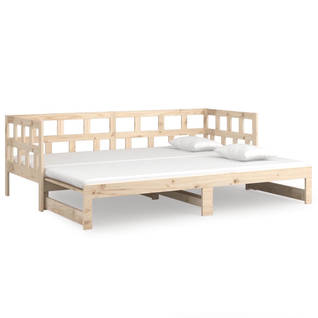 Sohvasänky ulosvedettävä täysi mänty 2x (80x200) cm - Sisustajankoti.fi