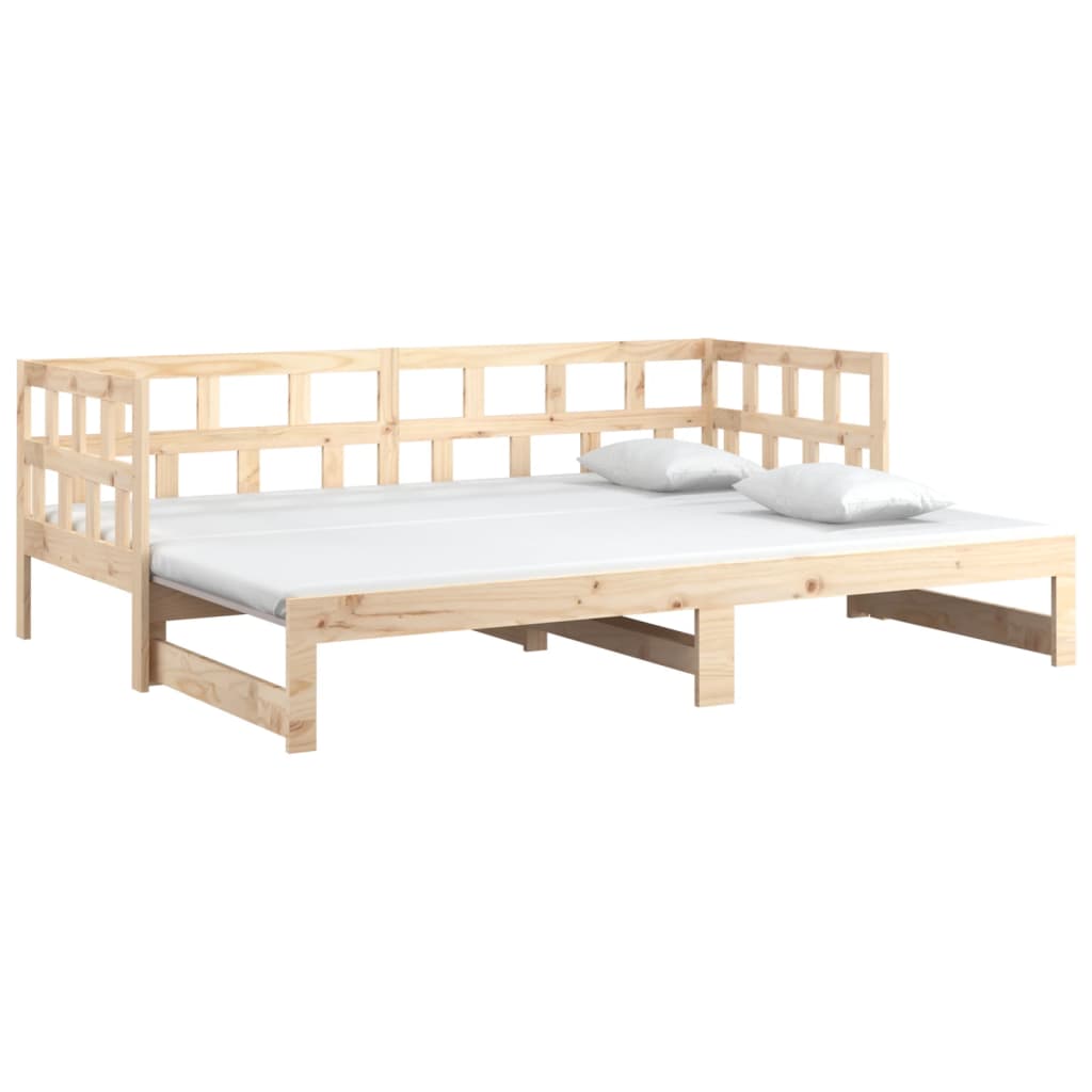 Sohvasänky ulosvedettävä täysi mänty 2x (80x200) cm - Sisustajankoti.fi