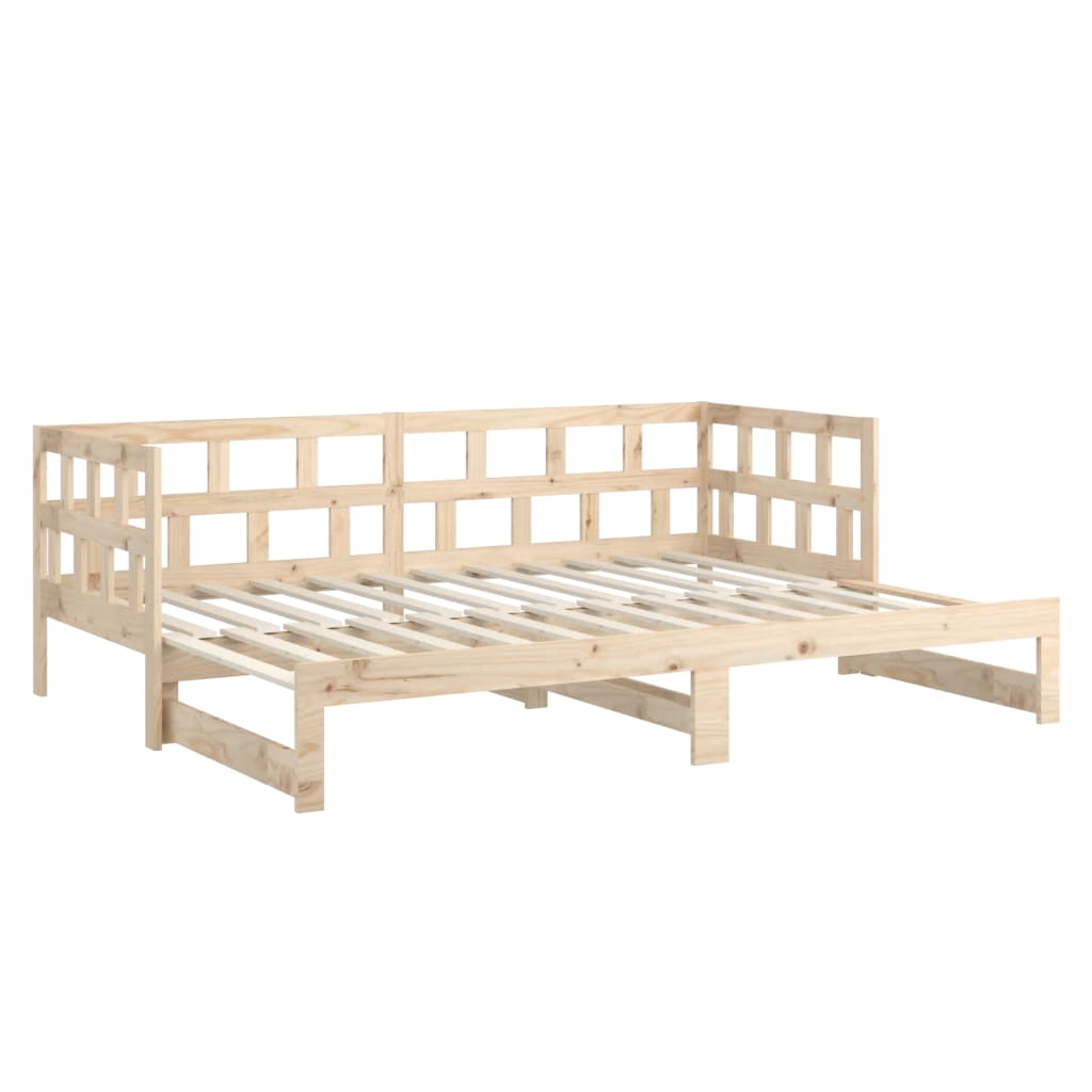 Sohvasänky ulosvedettävä täysi mänty 2x (80x200) cm - Sisustajankoti.fi