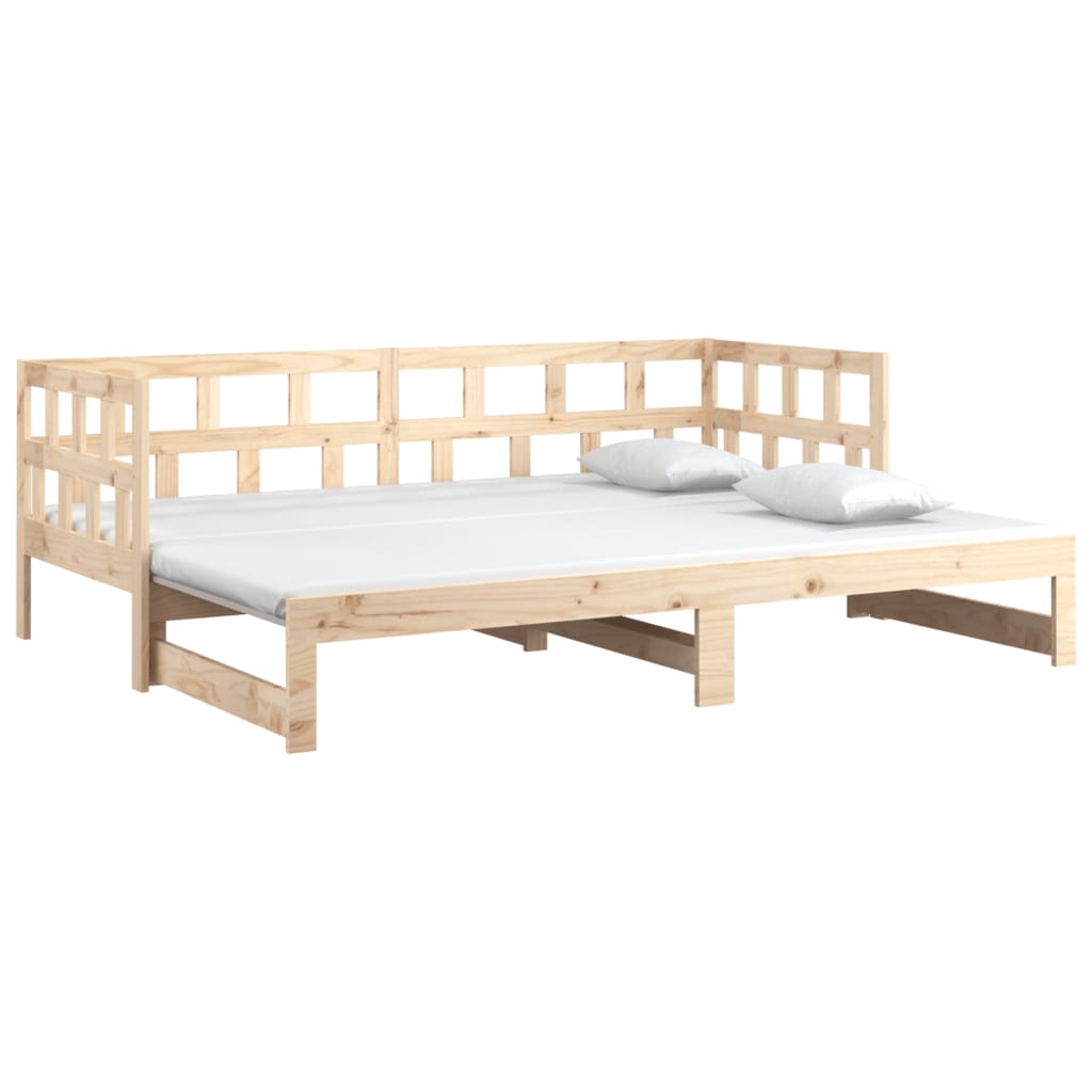 Sohvasänky ulosvedettävä täysi mänty 2x (90x190) cm - Sisustajankoti.fi
