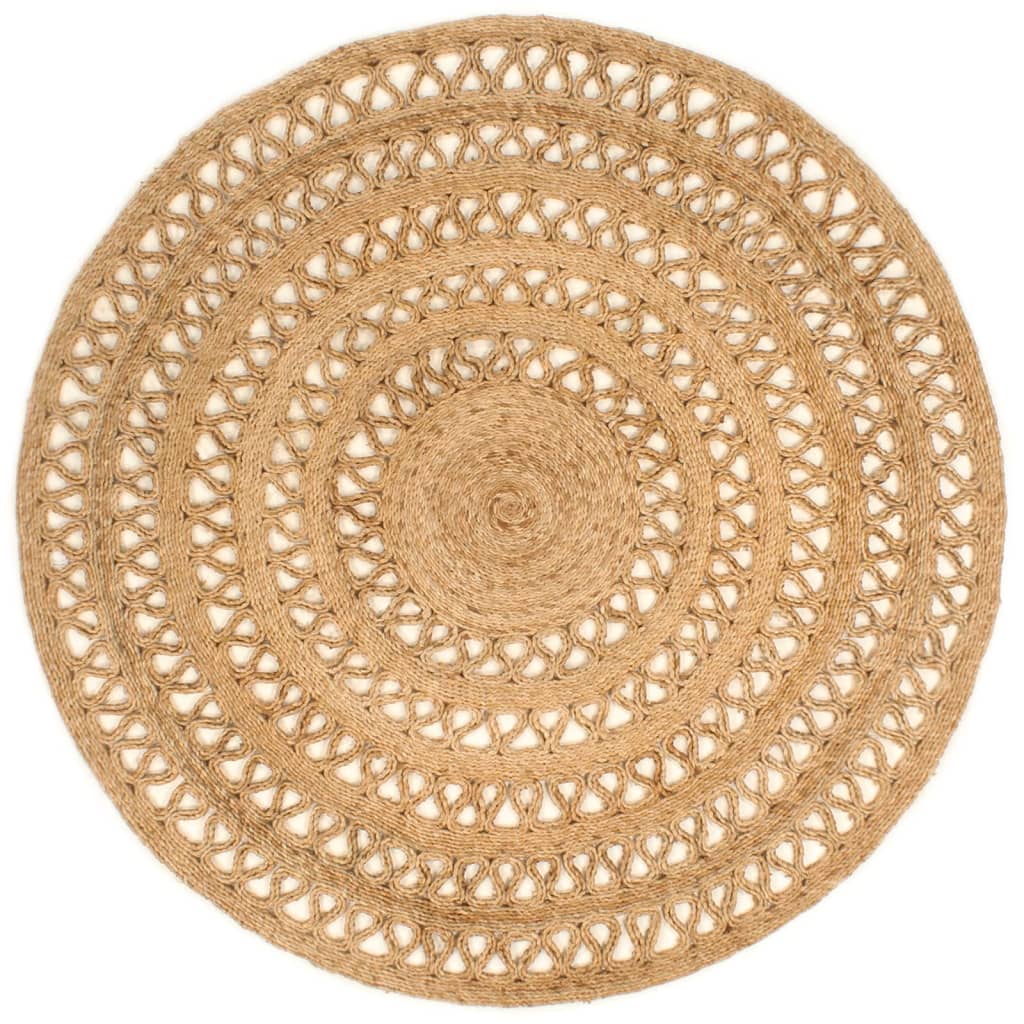 Matto käsinpunottu juutti 150 cm pyöreä - Sisustajankoti.fi