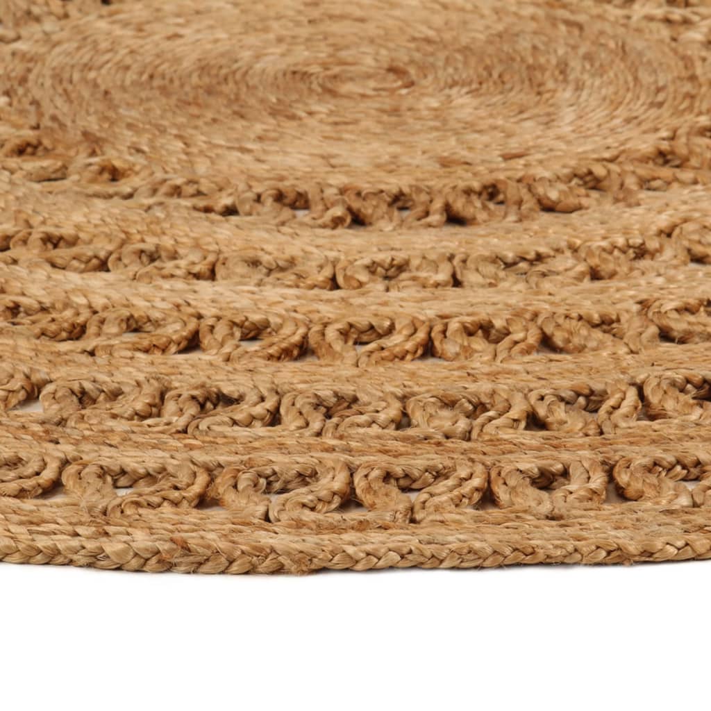 Matto käsinpunottu juutti 150 cm pyöreä - Sisustajankoti.fi