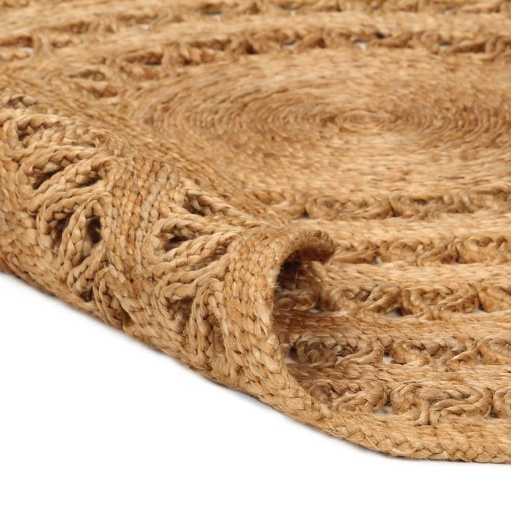 Matto käsinpunottu juutti 150 cm pyöreä - Sisustajankoti.fi