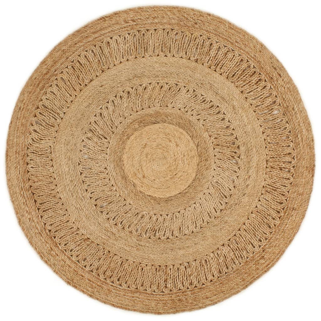 Matto käsinpunottu juutti 120 cm pyöreä - Sisustajankoti.fi