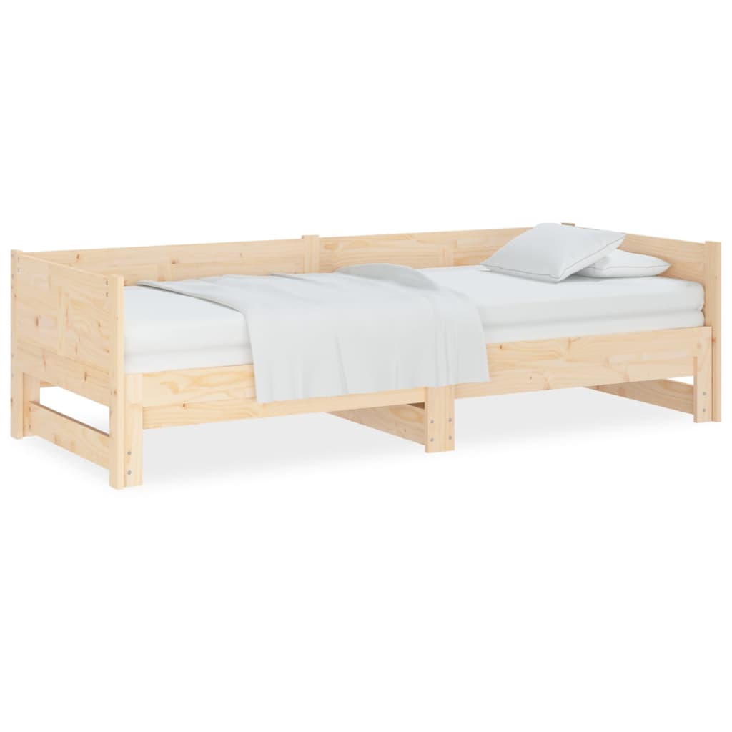 Sohvasänky ulosvedettävä täysi mänty 2x (90x200) cm - Sisustajankoti.fi