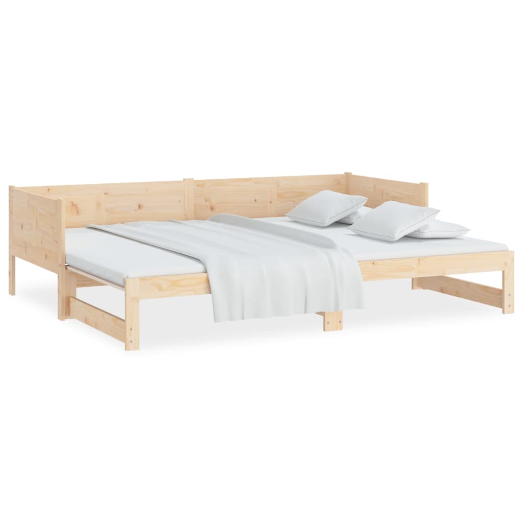 Sohvasänky ulosvedettävä täysi mänty 2x (90x200) cm - Sisustajankoti.fi