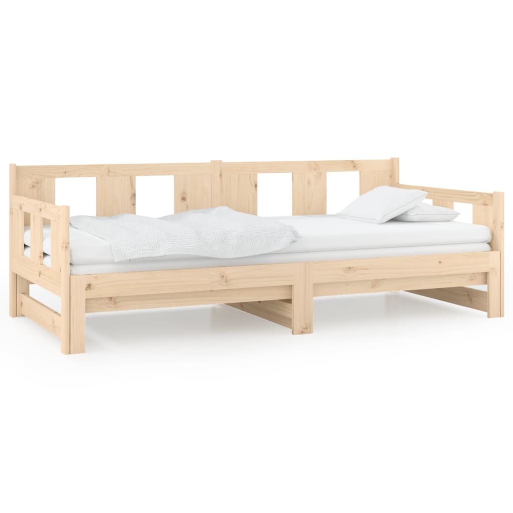 Sohvasänky ulosvedettävä täysi mänty 2x (90x200) cm - Sisustajankoti.fi