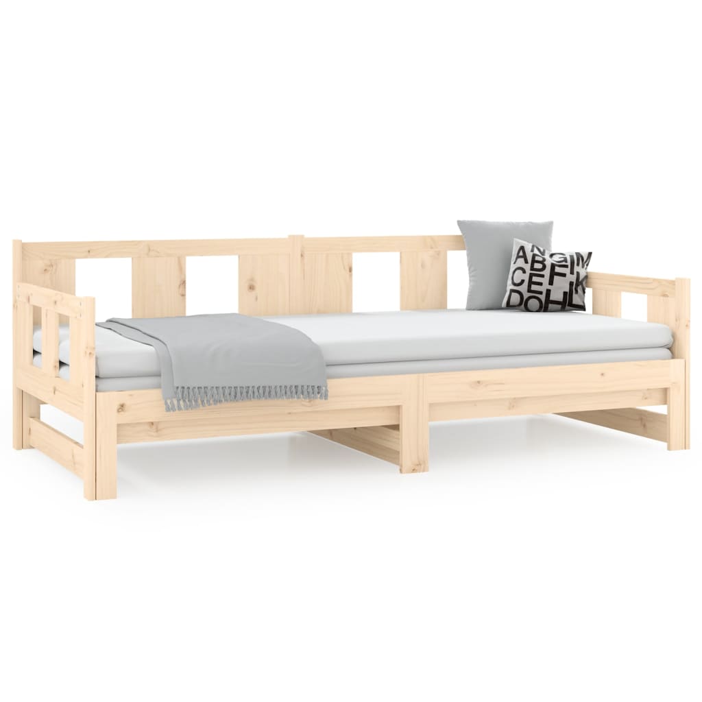 Sohvasänky ulosvedettävä täysi mänty 2x (90x200) cm - Sisustajankoti.fi