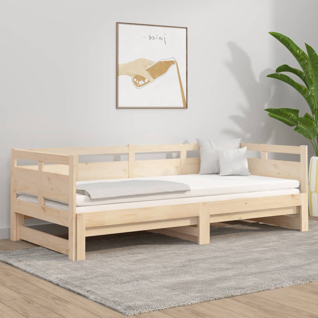 Sohvasänky ulosvedettävä täysi mänty 2x (90x200) cm - Sisustajankoti.fi
