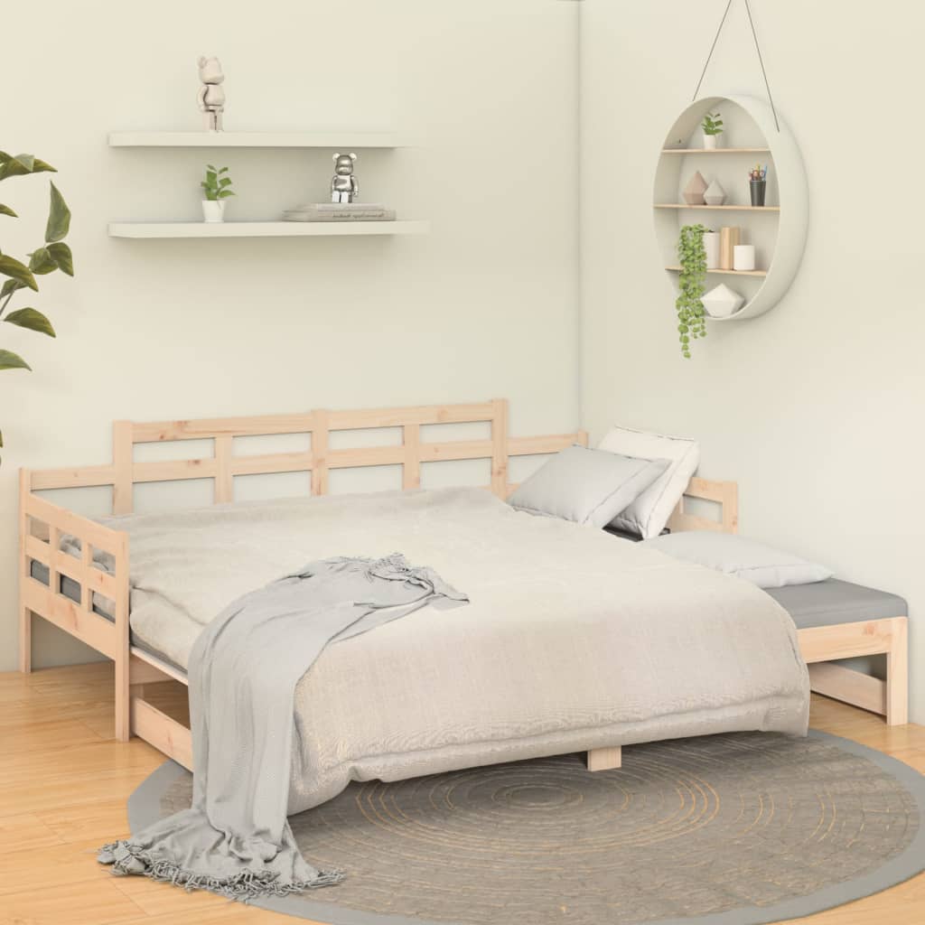 Sohvasänky ulosvedettävä täysi mänty 2x (90x200) cm - Sisustajankoti.fi