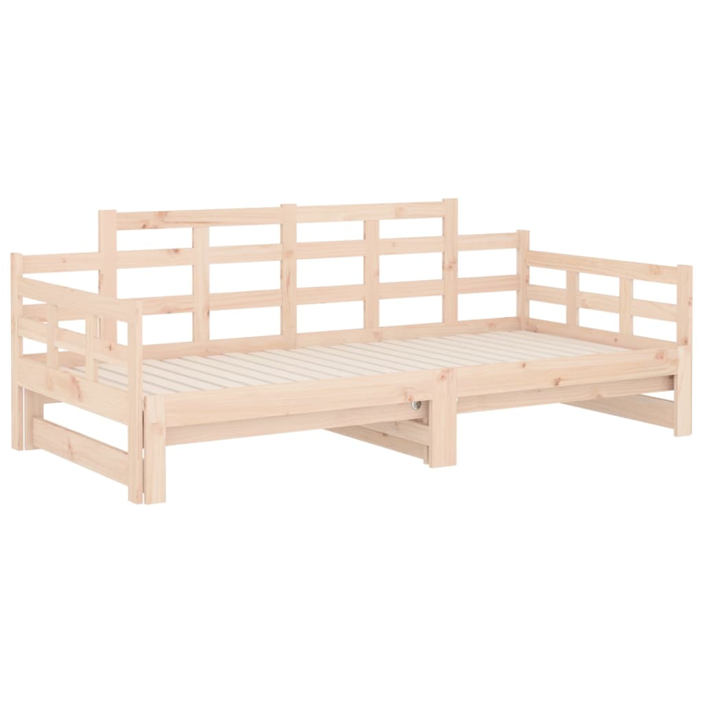 Sohvasänky ulosvedettävä täysi mänty 2x (90x200) cm - Sisustajankoti.fi