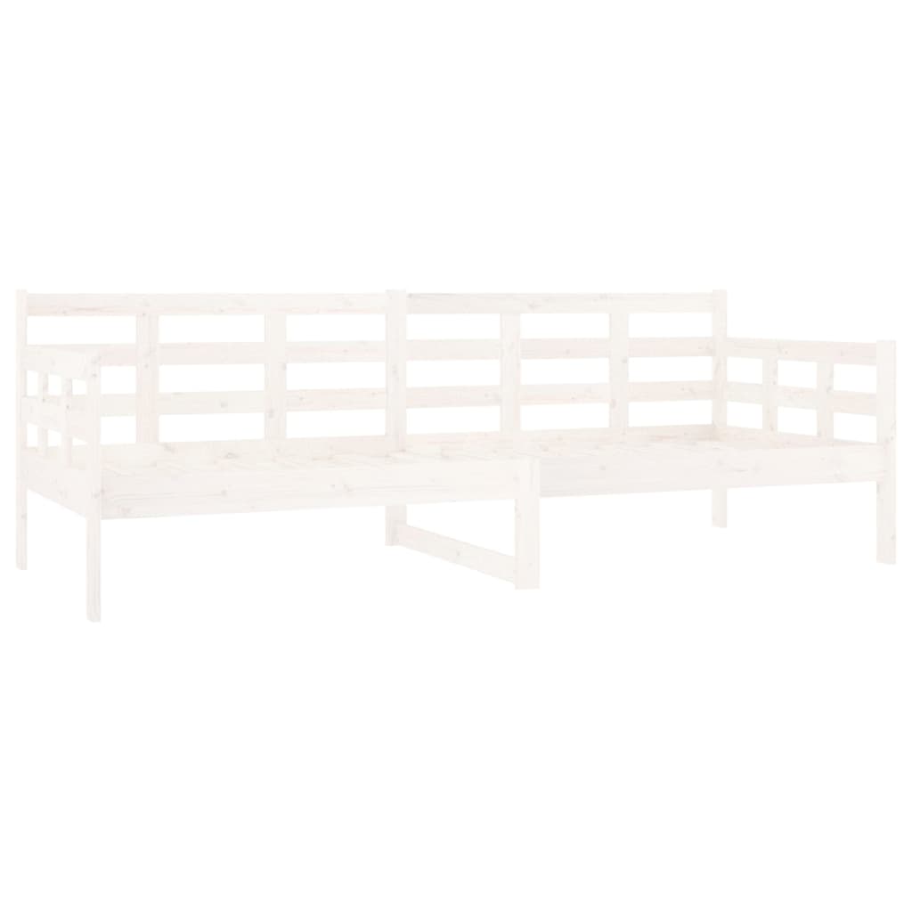 Sohvasänky valkoinen täysi mänty 80x200 cm - Sisustajankoti.fi