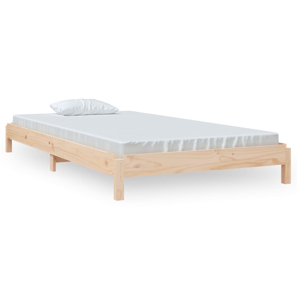 Pinottava sänky 80x200 cm täysi mänty - Sisustajankoti.fi