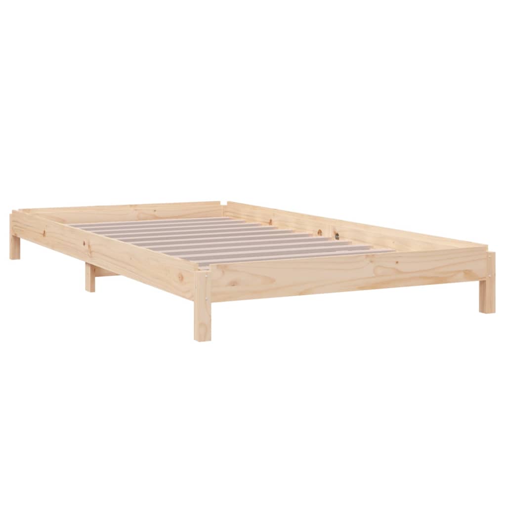 Pinottava sänky 80x200 cm täysi mänty - Sisustajankoti.fi