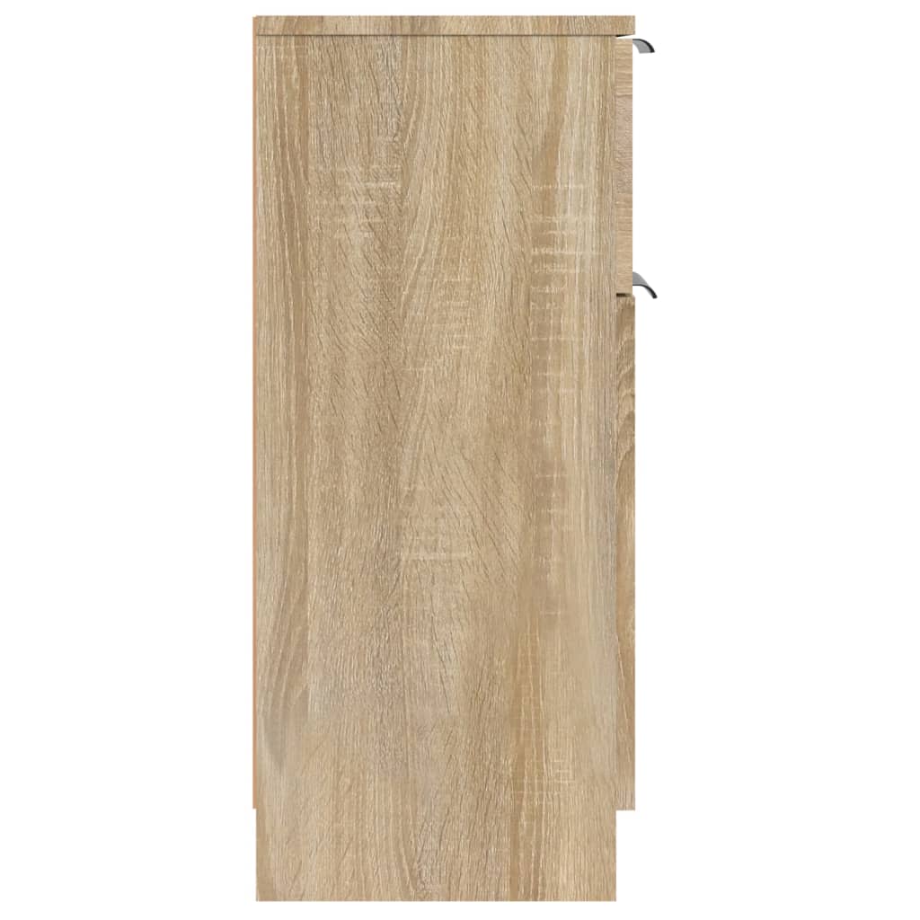 Senkit 2 kpl Sonoma-tammi 30x30x70 cm tekninen puu - Sisustajankoti.fi