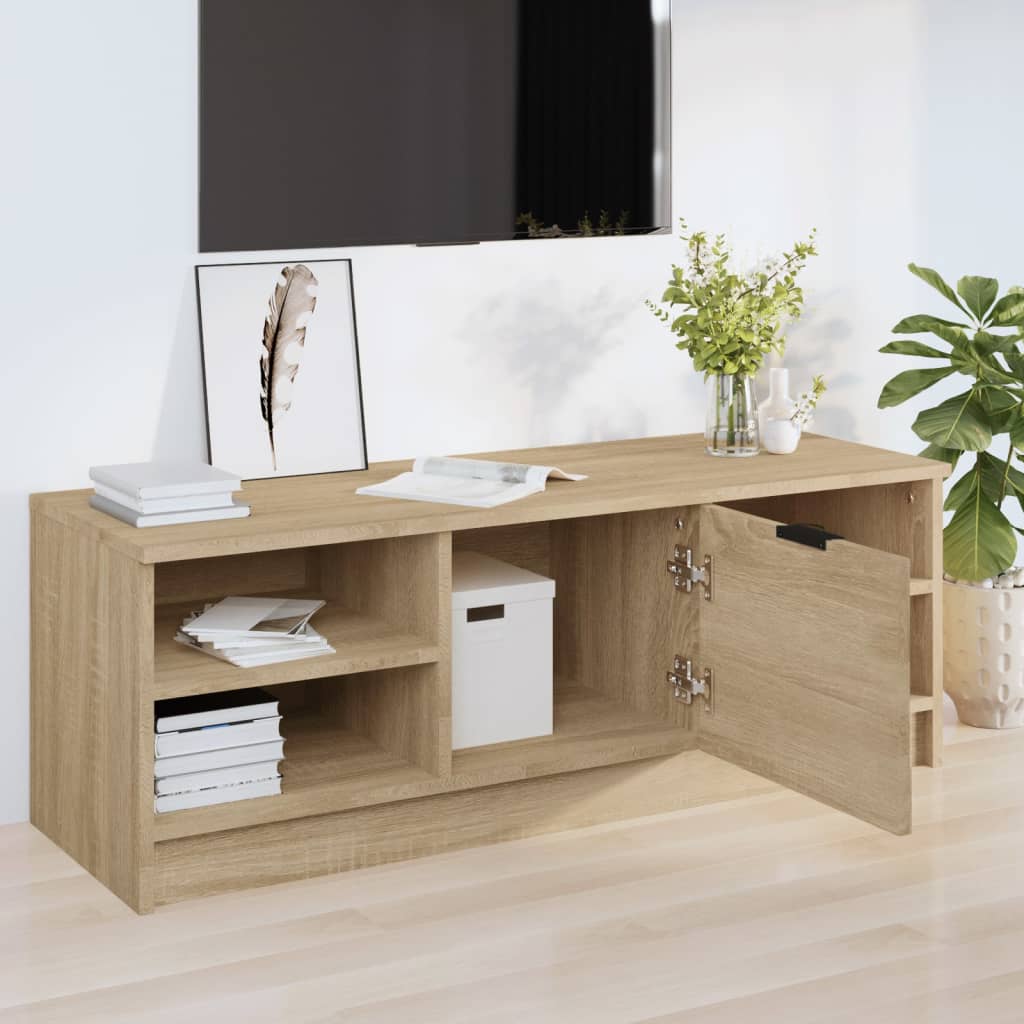 TV-taso Sonoma-tammi 102x35,5x36,5 cm tekninen puu - Sisustajankoti.fi
