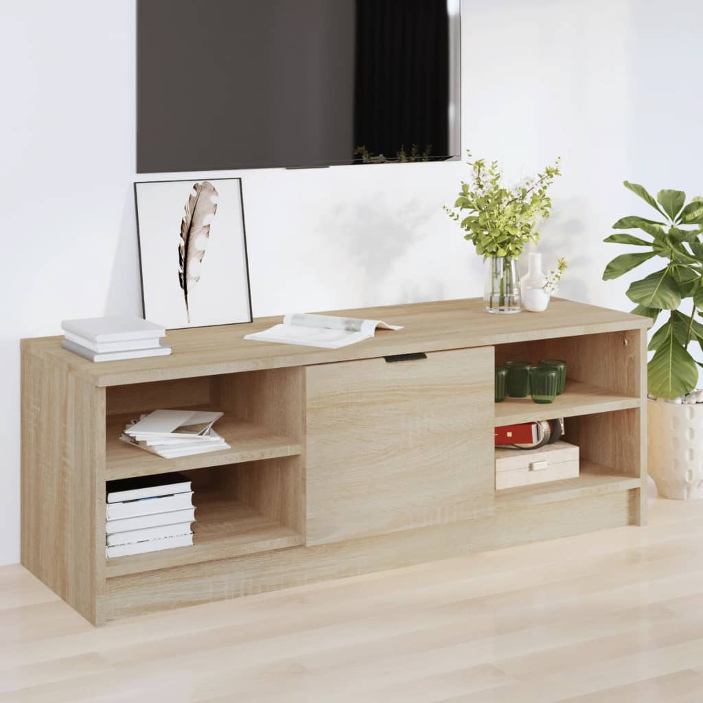 TV-taso Sonoma-tammi 102x35,5x36,5 cm tekninen puu - Sisustajankoti.fi