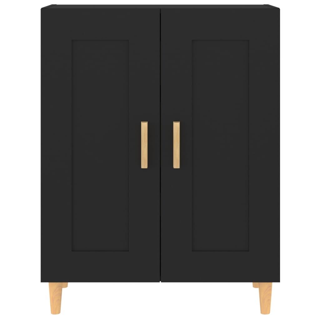 Senkki musta 69,5x34x90 cm tekninen puu - Sisustajankoti.fi