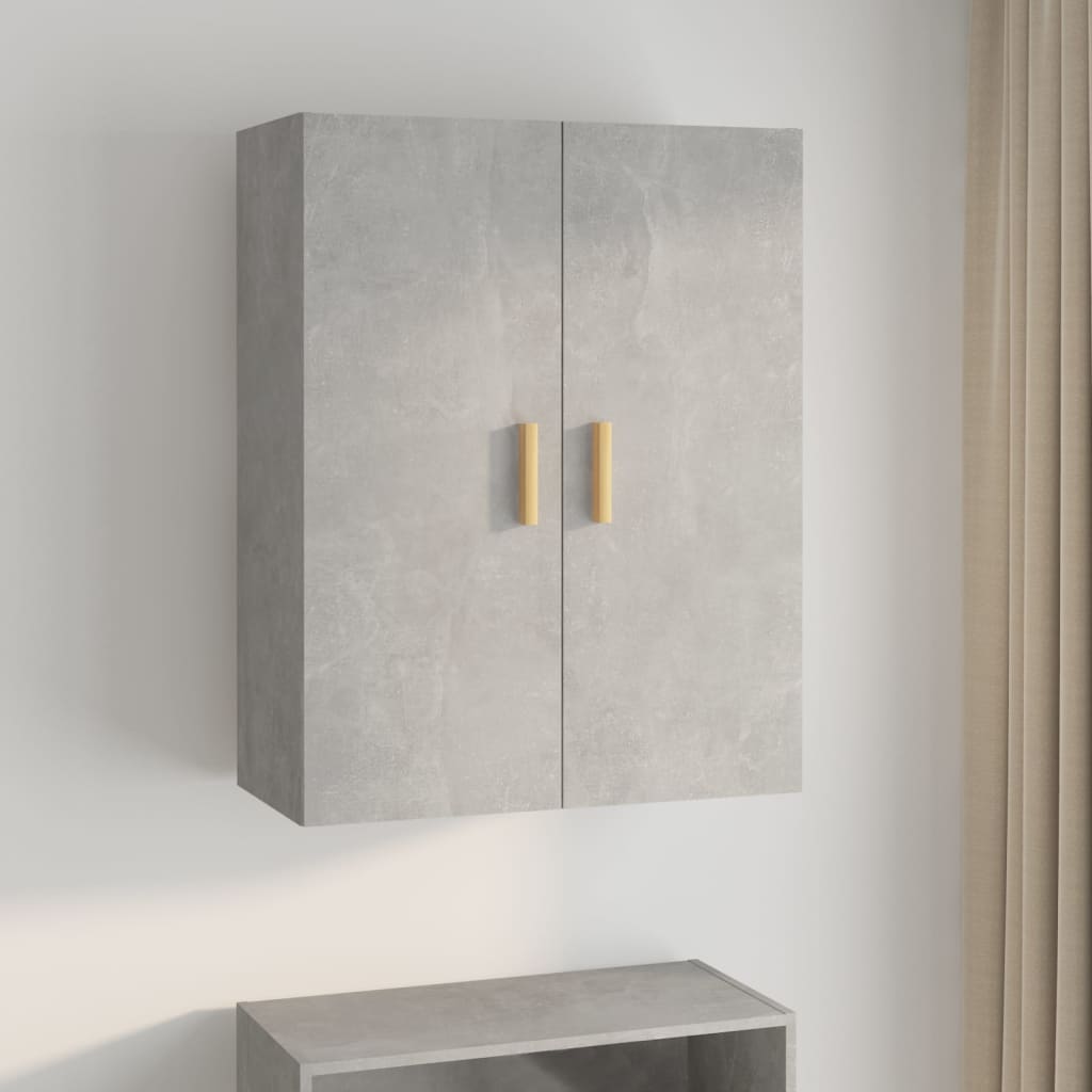 Riippuva seinäkaappi betoninharmaa 69,5x34x90 cm - Sisustajankoti.fi