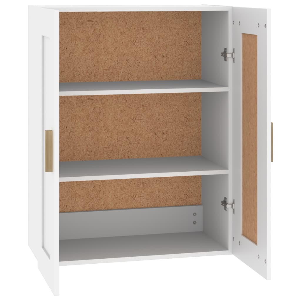 Seinäkaappi valkoinen 69,5x32,5x90 cm tekninen puu - Sisustajankoti.fi