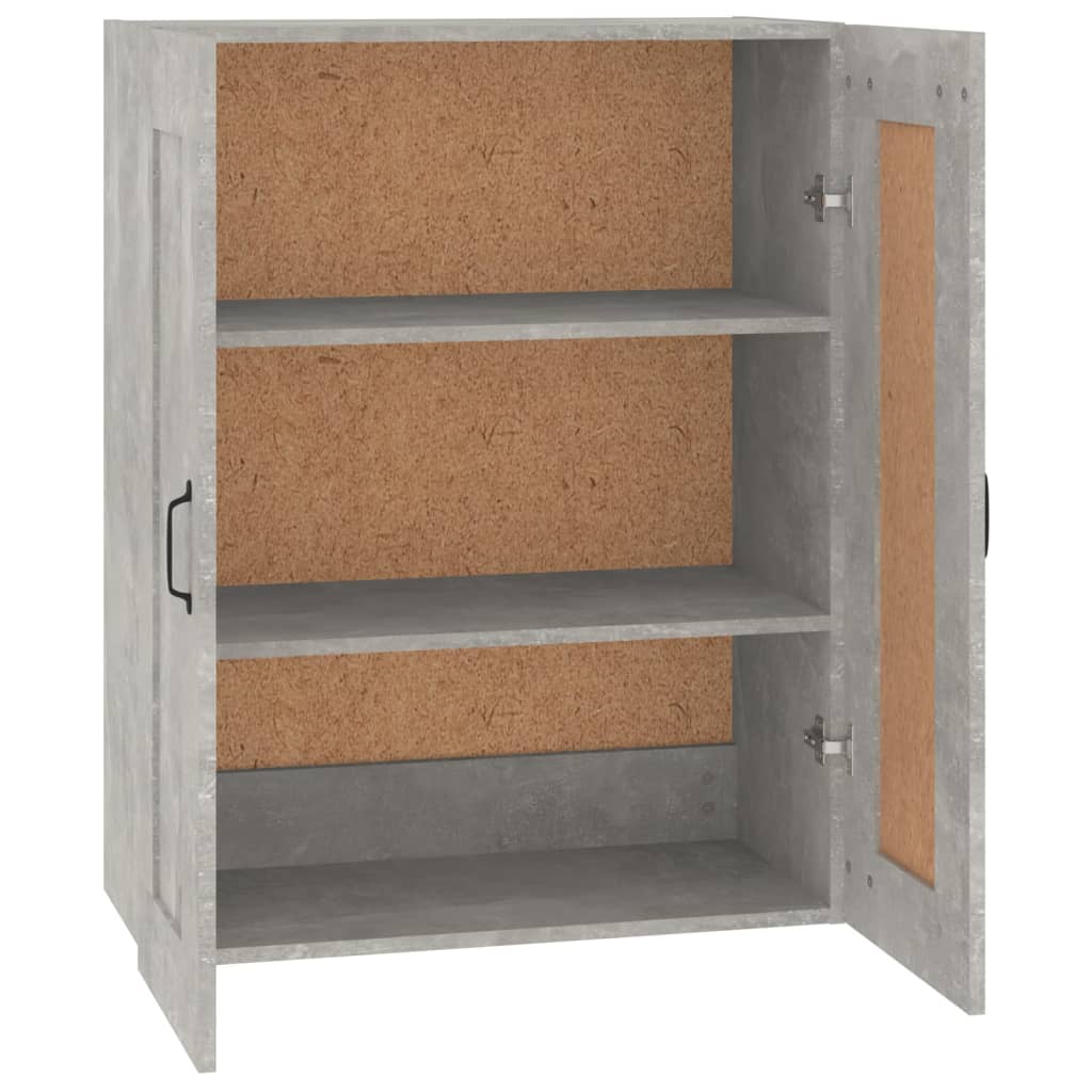 Riippuva seinäkaappi betoninharmaa 69,5x32,5x90 cm - Sisustajankoti.fi